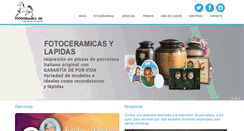 Desktop Screenshot of fotoceramicagd.com